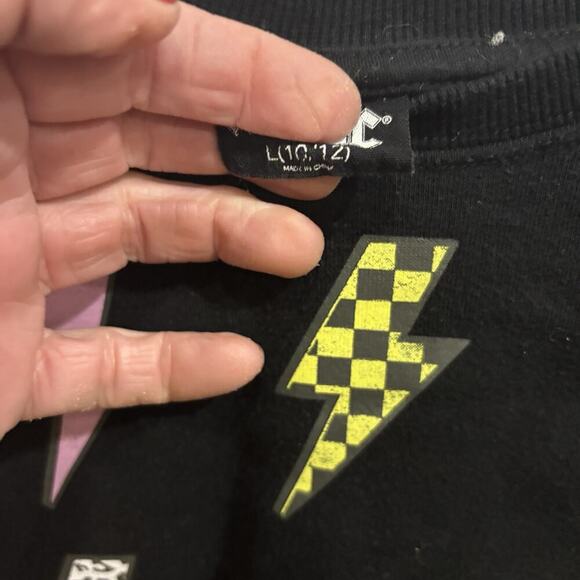 AC/DC sweatshirt target girls size 11-12 - Picture 3 of 5